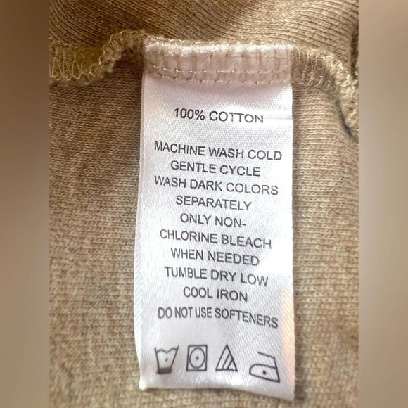 Calvin Klein Golf Vest Mens XL Pullover Sleeveless Soft Cotton V-Neck Tan NWOT - Picture 7 of 7